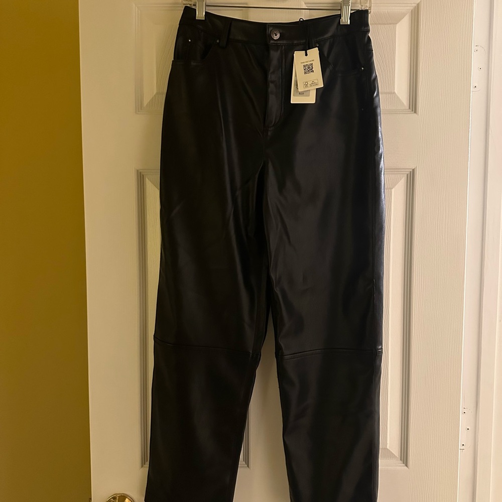 Ted Baker faux leather pants.